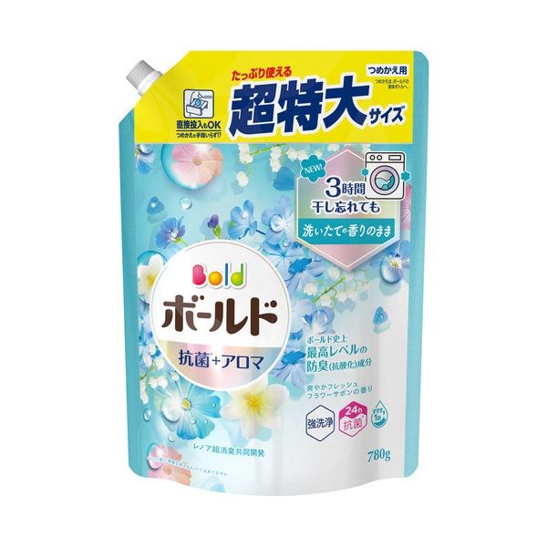 【まとめ】 ボールドジェルフラワーサボン 詰替 780g 【×2セット】