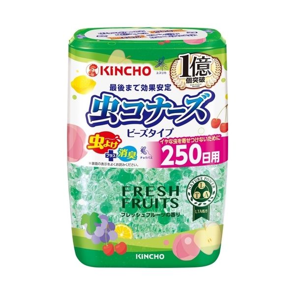 【まとめ】 虫コナーズビーズ250日 フレッシュフルーツ 【×2セット】