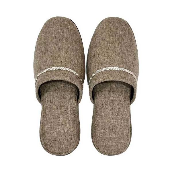 【まとめ】 カラーロープスリッパ M ブラウン 【×2セット】