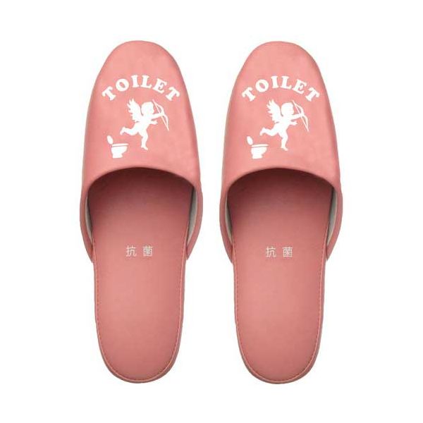 【まとめ】 エンゼルトイレスリッパ M ピンク 【×2セット】