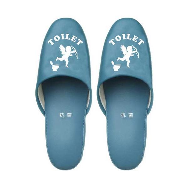 【まとめ】 エンゼルトイレスリッパ M ブルー 【×2セット】
