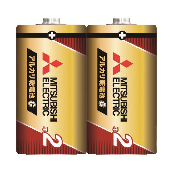 三菱電機アルカリ乾電池単2形 10本