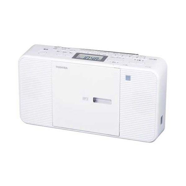 東芝 CDラジオ ホワイト TY-C301（W）