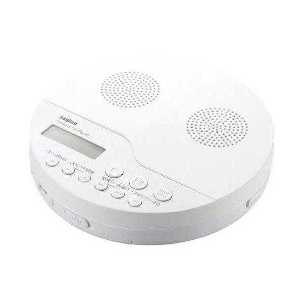 ポータブルCDプレーヤーLCP-PAPS02WH