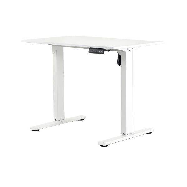 電動昇降デスクメモリー付 W1000mm ホワイト