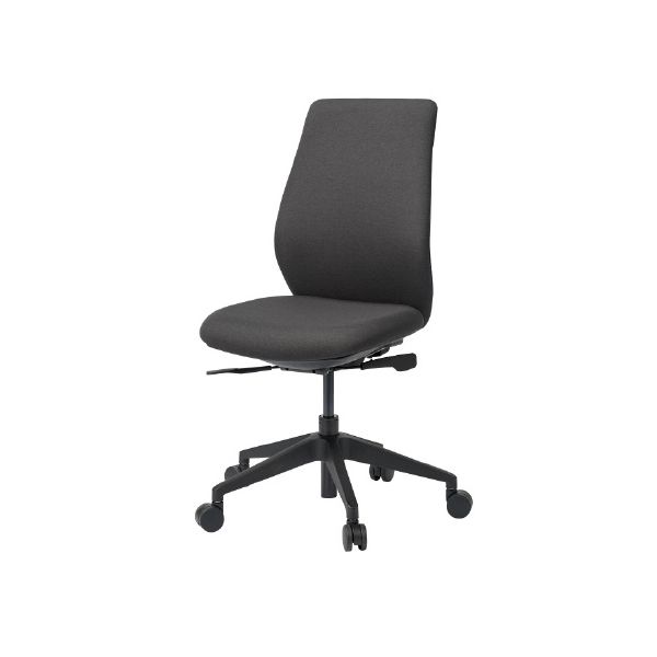 事務イス NC-R200 ダークグレー 布張り