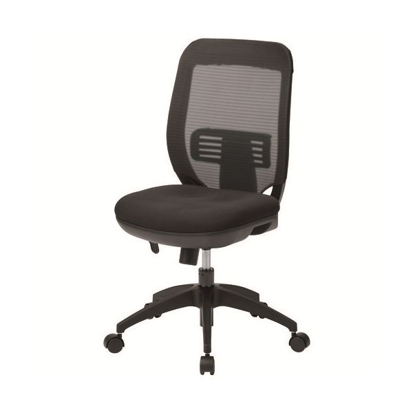 事務イス FCM-15 ブラック 布張り