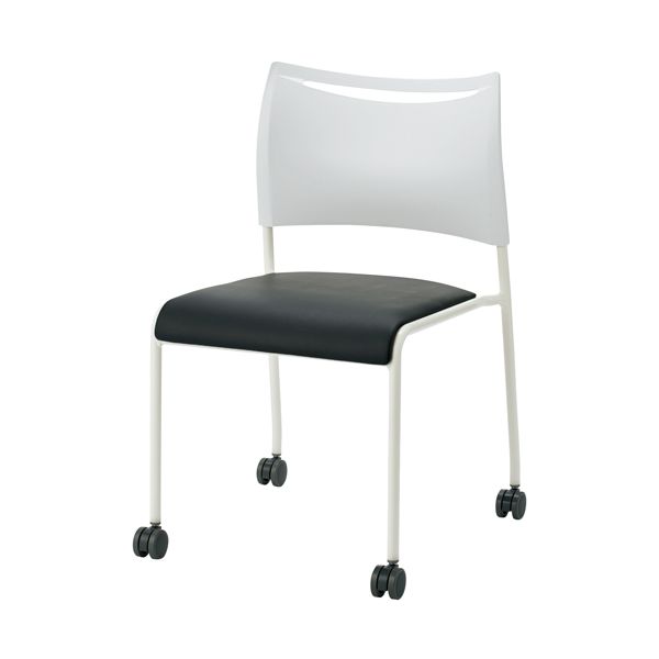会議イス LTS-4CW-V-BK ブラック