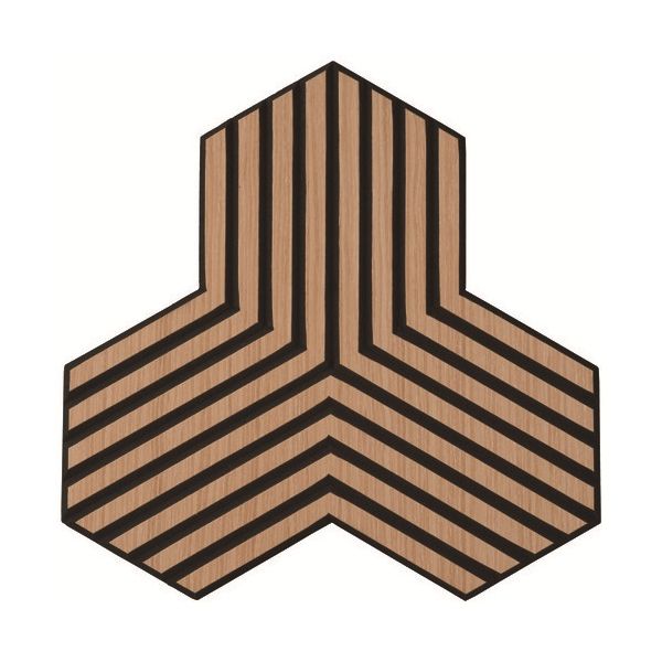 マグネット付吸音木目パネル_ブラック