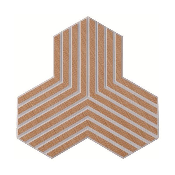 マグネット付吸音木目パネル_ホワイト