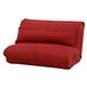 3WAYソファーベッド　【幅90cm】　6段階リクライニング　クッション付き　レッド(赤)　 - 縮小画像1