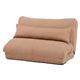 3WAYソファーベッド　【幅90cm】　6段階リクライニング　クッション付き　ベージュ　 - 縮小画像1