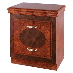 モダン チェスト/タンス 2段 【ブラウン】 約幅54×奥行37×高さ59cm 『フローレンス』 〔寝室 ベッドルーム リビング〕【代引不可】