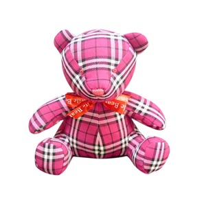 【赤ちゃんぐずり泣き対策　クマイリー】出産祝いプレゼントに大人気(全3色) チェック ピンク 商品写真