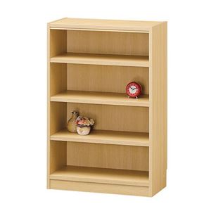 フリーラック/収納棚 【ナチュラル】 幅590×奥行290×高さ900mm 移動棚付き 組立式 『タナリオ』 〔リビング〕【代引不可】