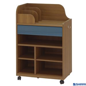 ランドセルラック/収納棚 【深型タイプ ダークブラウン】 幅627mm 『ランドキッズ』 〔子供部屋 リビング プレゼント〕【代引不可】