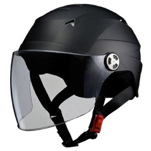 リード工業 (LEAD) シールド付ハーフヘルメット RE40 マット/BK フリー 商品写真