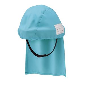 避難用簡易保護帽 でるキャップ for kids ブルー（子供用） DCFK-BU-01 - 拡大画像