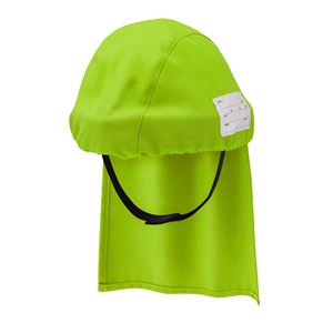 避難用簡易保護帽 でるキャップ for kids グリーン（子供用） DCFK-GN-01 - 拡大画像
