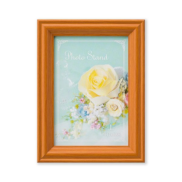 BKフォトフレームL判（90×128mm） ナチュラル