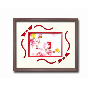 額縁/フレーム  いわさきちひろアート額 「花と少女」 壁掛け用 日本製 商品写真1