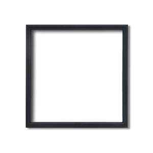 【角額】正方形額・細いフレーム・壁掛けひも■5432 250角(250×250mm)「黒」 商品写真1
