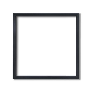 【角額】正方形額・細いフレーム・壁掛けひも■5432 300角(300×300mm)「黒」 商品写真1