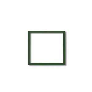【角額】木製正方額・壁掛けひも■5767 150角(150×150mm)「グリーン」 商品写真1