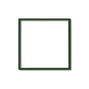 【角額】木製正方額・壁掛けひも■5767 350角(350×350mm)「グリーン」 商品写真1