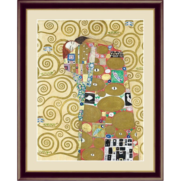 【グスタフ・クリムトの代表作】クリムト展 ウィーンと日本 ■GUSTAV KLIMT（グスタフ クリムト）F4号 抱擁