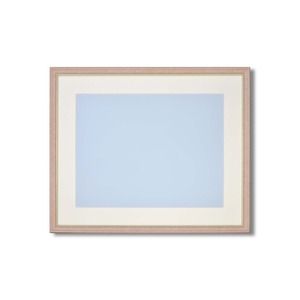 〔 軽量水彩額 〕 水彩額 F8号 ピンク 色あせを防ぐUVカットアクリル・マット付き 額 額縁 フレーム