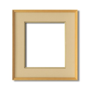 〔 日本画額 〕木製フレーム 和額 色紙額 色紙Fサイズ 木製日本画額 色紙サイズ 273×242mm ベージュ 額縁 額 フレーム