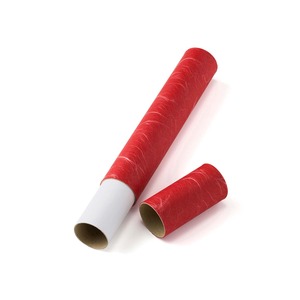 〔 賞状筒 〕 A3サイズ 最大収納寸法：約318×440mm レッド 賞状や画用紙など書類を保管できる筒 賞状入れ 丸筒