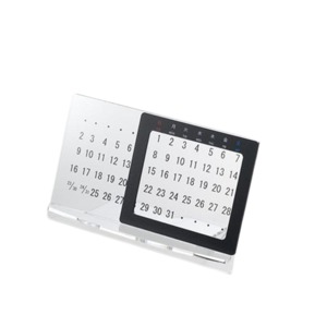 アクリル 万年カレンダー 卓上カレンダー ブラック