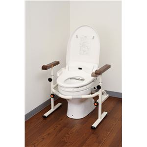 パナソニックエイジフリーライフテック トイレ用手すり 洋式トイレ用スライド手すり(ステンレス) PN-L53001 商品写真