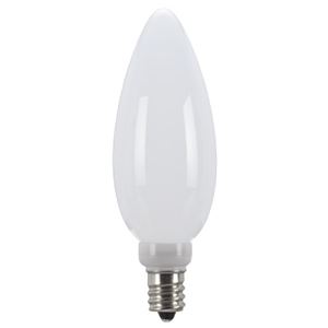 (まとめ)ホワイトガラスシャンデリア形LEDランプ昼白色 ヤザワ LDC1NG32E12W3【×5セット】 商品写真