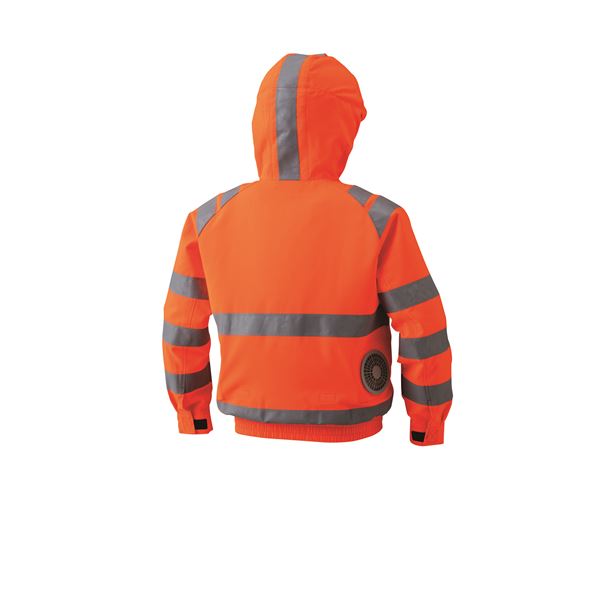 高視認性安全空調服ブルゾン リチウムバッテリーセット ナダレス空調ブルゾン