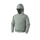 空調服 フード付き ポリエステル製空調服（KU90810） リチウムバッテリーセット（LIPRO2） ファンカラー：グレー 【 モスグリーン サイズ：M】 - 縮小画像1