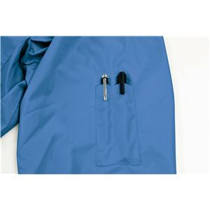 綿難燃空調服  【カラー:ライトブルーサイズ:XL】 リチウムバッテリーセット 商品写真3