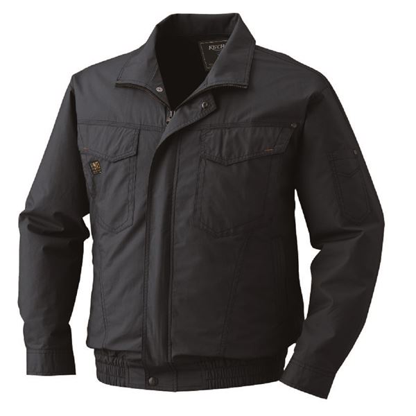 KU91400 空調服 R 綿薄手 タチエリ 服のみ チャコール 3L