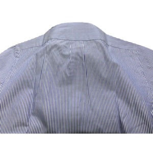 イタリア製コットンドレスシャツ　ブルーストライプ大　M 商品写真4
