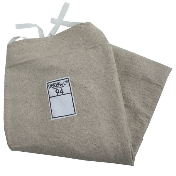 フランス軍放出 マットレスカバー リネン（麻） 縦205cm×横93cm EE180NN 〔未使用／デッドストック〕