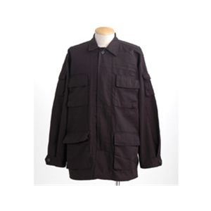アメリカ軍 BDUジャケット/迷彩ジャケット 【Lサイズ】 JB001YN ブラック 【レプリカ】 商品写真1
