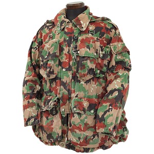 スイス軍放出 アルペン カモフラージュマンテンジャケット 【中古】 XL 商品写真4