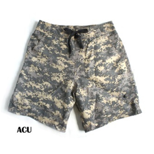 カモフラージュショート＆スイムパンツ ACU- L