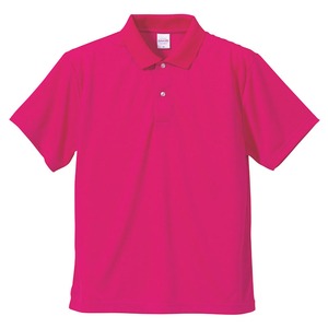 さらさらドライポロシャツ 3枚セット 【 XSサイズ 】 半袖 UVカット/吸汗速乾 4.1オンス レッド/トロピカルピンク/ピンク 商品写真2