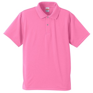 さらさらドライポロシャツ 3枚セット 【 Sサイズ 】 半袖 UVカット/吸汗速乾 4.1オンス レッド/トロピカルピンク/ピンク 商品写真3