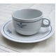 イタリア軍放出 A.M.I.コーヒカップ&ソーサ　未使用デットストック - 縮小画像1