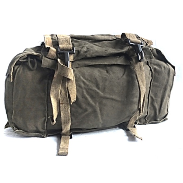 イタリア軍 放出AF麻キャンパスリュックサック【中古】5