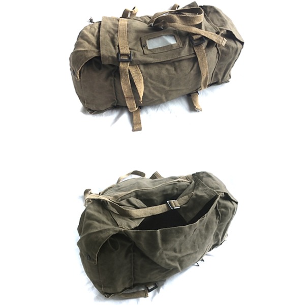 イタリア軍 放出AF麻キャンパスリュックサック【中古】5